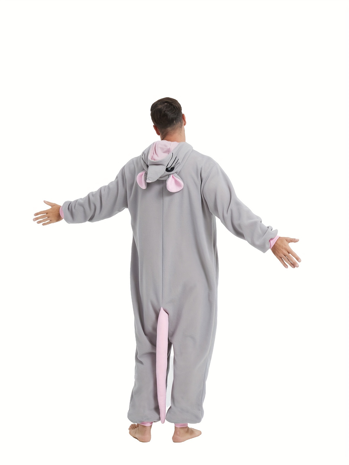 Men's Fleece Cartoon Onesie Costume